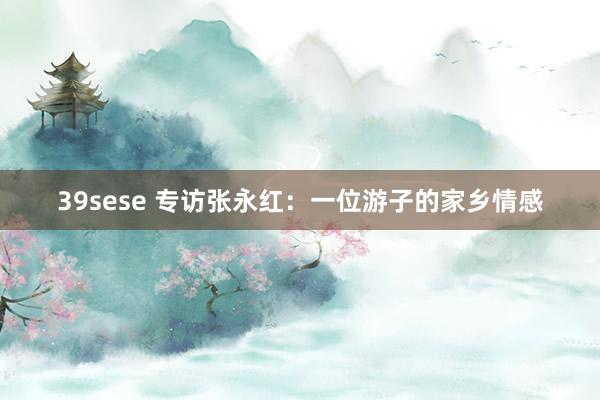 39sese 专访张永红：一位游子的家乡情感